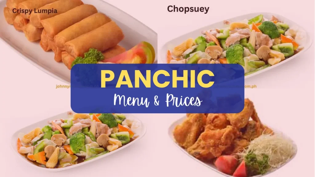 PANCHIC MENU PHILIPPINES