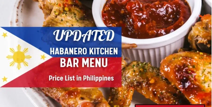 HABANERO KITCHEN BAR APPETIZERS MENU WITH PRICES