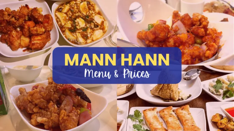 MANN HANN MENU PHILIPPINES