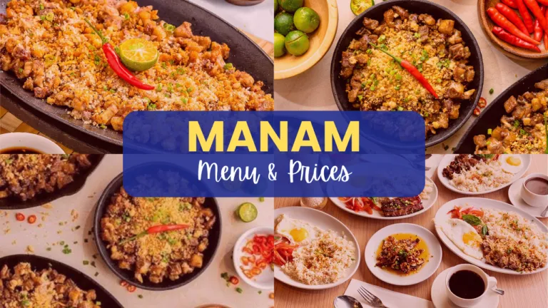 MANAM MENU PHILIPPINES