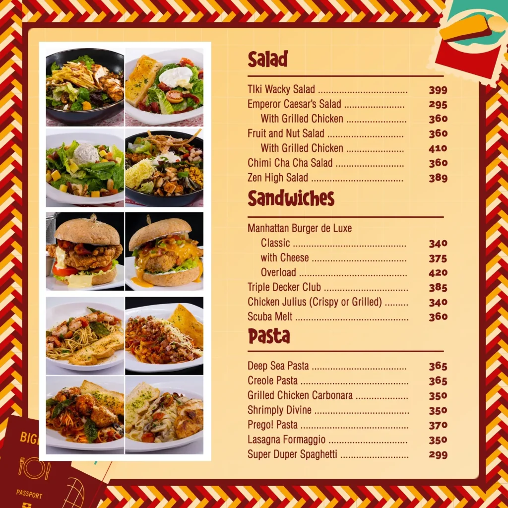 BIGBY’S SALADS MENU