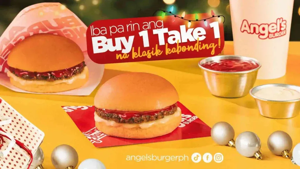 ANGEL’S BURGER BUY 1 TAKE 1 BURGER MENU