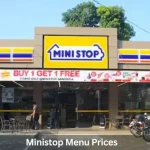 MINISTOP MENU PHILIPPINES