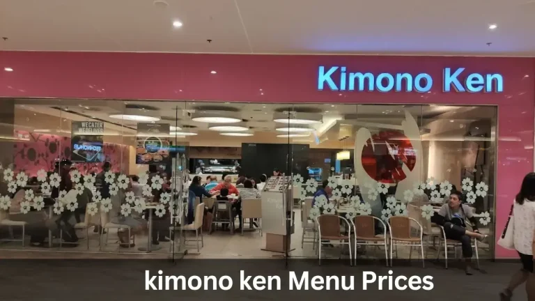 KIMONO KEN MENU PHILIPPINES