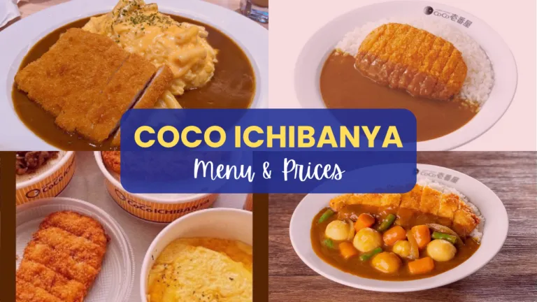 COCO ICHIBANYA MENU PHILIPPINES 