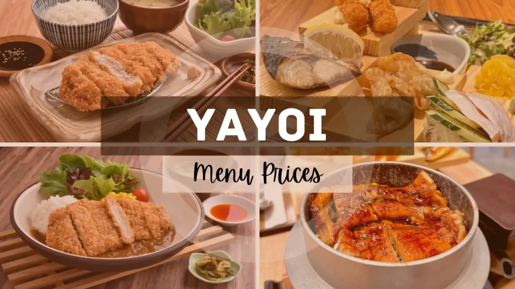 YAYOI MENU PHILIPPINES 