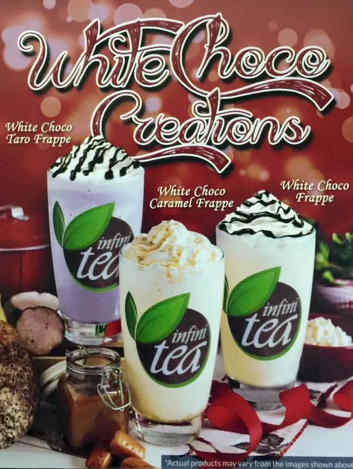 INFINITEA HOT DRINKS PRICES